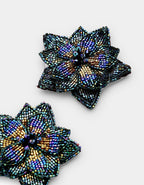 Zinnia Earring Navy
