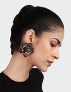 Zinnia Earring Red